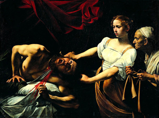 Caravaggio - Giuditta che taglia la testa a Oloferne (1598-1599)