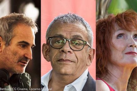 Locarno 70 // Olivier Assayas, Yousry Nasrallah e Sabine Azéma Presidenti di giuria Locarno 70 // Olivier Assayas, Yousry Nasrallah e Sabine Azéma Presidenti di giuria